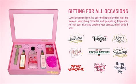 BodyHerbals Rose Essentials Bath & Body Gift Set for Women & Men - Skin ...