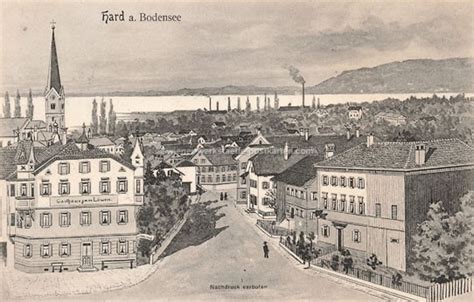 Hard Bodensee pub. Pernat - um 1908 - Wiener Werkstätte Postkarten