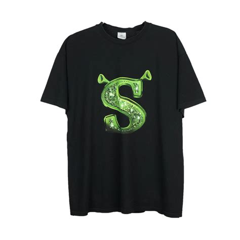 Vintage Vintage 00s Shrek Tee Shirt Black Logo | Grailed