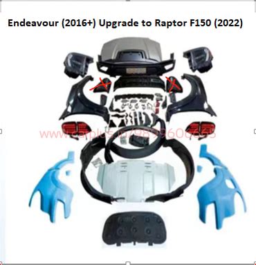 Body Kit for Ford Endeavour (2016+) Upgrade to Raptor F150 (2022) – CARPLUS