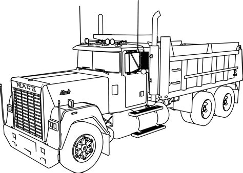 Truck Coloring Pages - Printable Coloring Pages. FREE