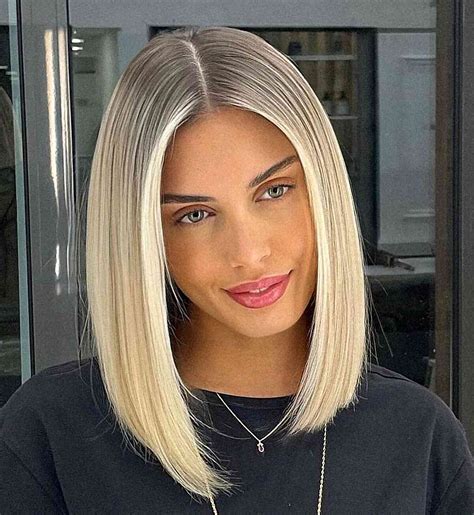 Straight Medium Length Bob Hairstyles