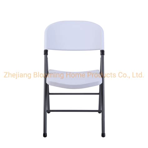 Heavy Duty Metal Frame HDPE Plastic Folding Chair for Outdoor Indoor ...