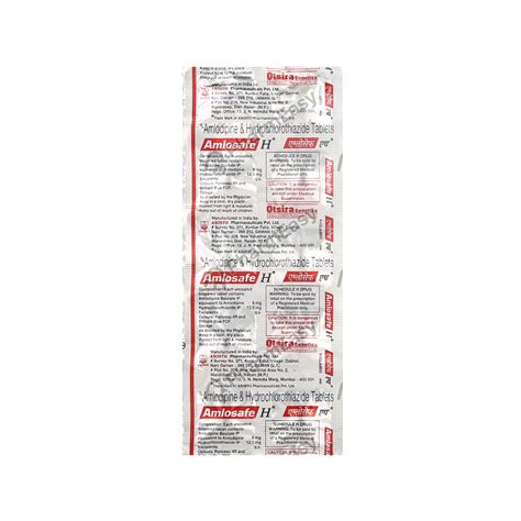 Amlosafe H Tablet: Uses, Side Effects, Price, Dosage & Composition ...