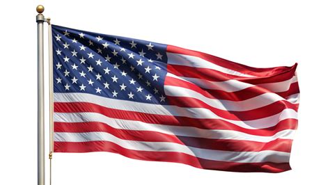 American Flag Waving on Transparent Background 48332380 PNG