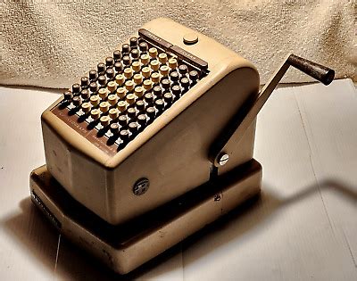 Image result for Antique Check Embossing Machine