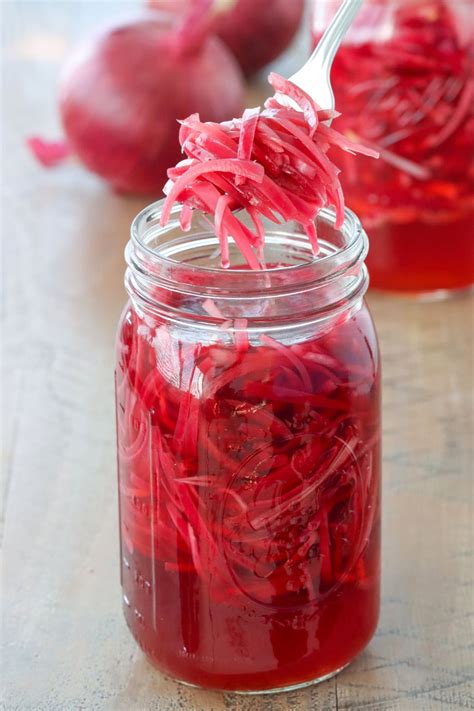 Easy Pickled Red Onions - Olga's Flavor Factory