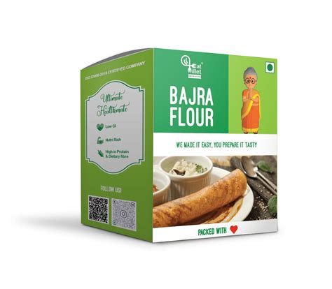 Bajra Flour 700 Gms | Gluten Free | 100% Naturally Organic Millets ...
