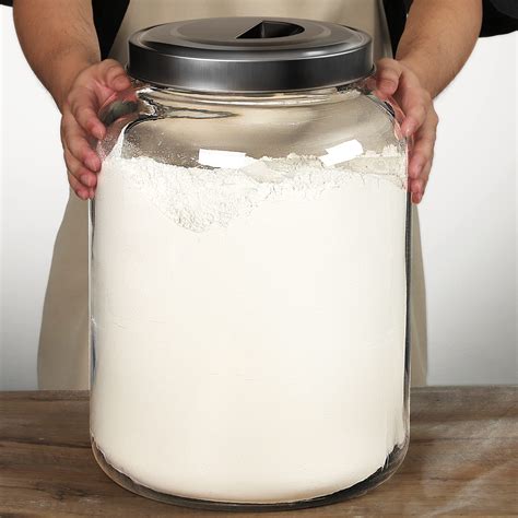 Daitouge Large Glass Jars with Lids, 5.5 Gallon (21000 ML) Glass ...