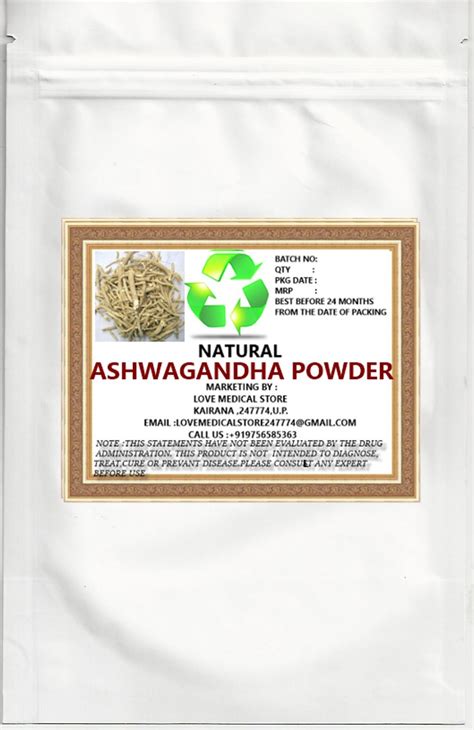 Natural Ashwagandha Powder_200g - Price in India, Buy Natural ...