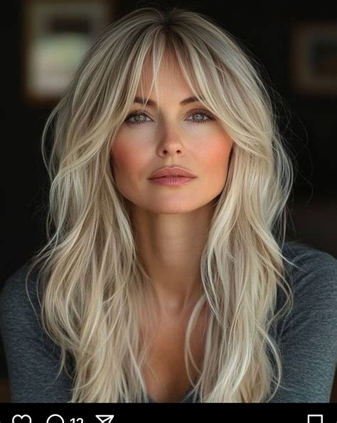 Pin by Traci Dunlap on Hairstyles | Blonde hair with bangs, Haircuts ...