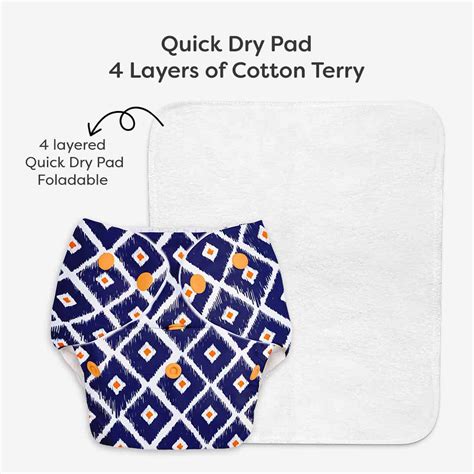 Tie n Die - BASIC Cloth Diaper, New & Improved with EasySnap & Quick D ...