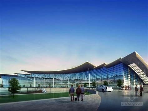 县城客运站建筑规划方案SU精致设计模型