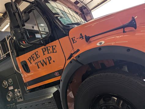 Behold the Big 'Pee Pee' Fire Truck, Ohio's Newest Protector