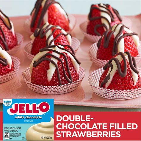 JELL-O JELLO Jello Sugar Free White Chocolate Pudding Mix 1 Ounce 1 ...