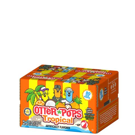 Assorted Flavors and Sizes of Otter Pops Ice Pops | Otter Pops
