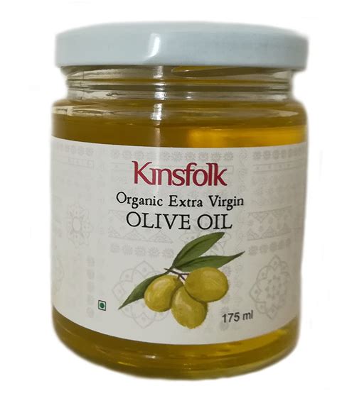 Kinsfolk Organic Extra Virgin Olive Oil - 175 ml ((COLD PRESSED ...