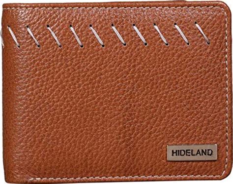 hideland Men Brown Genuine Leather Wallet (6 Card Slots) Gift, Return ...