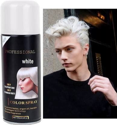 Arcanuy White instant & temporary hair color spray , white - Price in ...