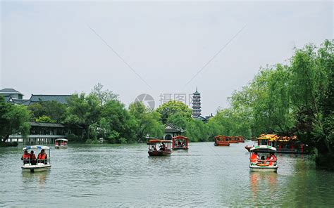 扬州瘦西湖游船高清图片下载-正版图片501280468-摄图网