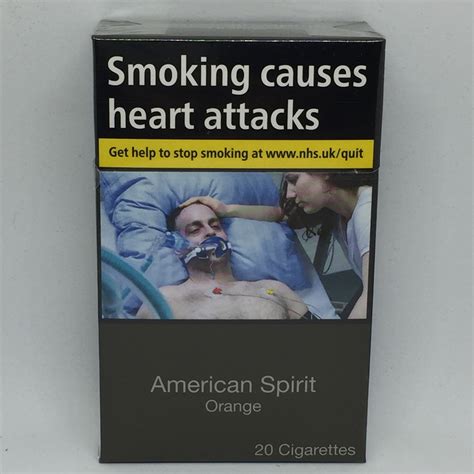 American Spirit Orange King Size