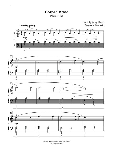 Image result for Corpse Bride Piano Sheet Music