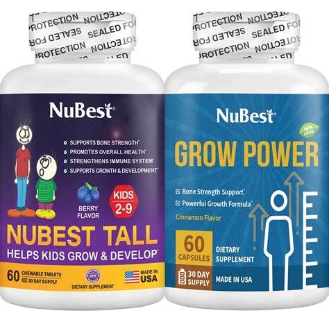 Buy NuBestBundle of Height Growth Supplement: Grow Power - Extra Power Formula for Height Growth ...