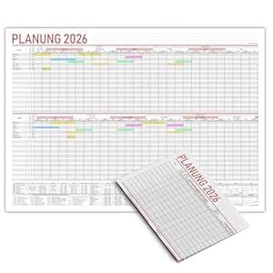 TOBJA Holiday Planner 2026 Employees - DIN A2 [59.4 x 42 cm] Holiday ...