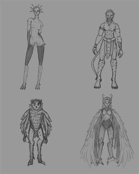 Humanoid Creature Design 的图像结果