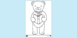 Bear Cave Colouring Sheet | Colouring Pages (teacher made)