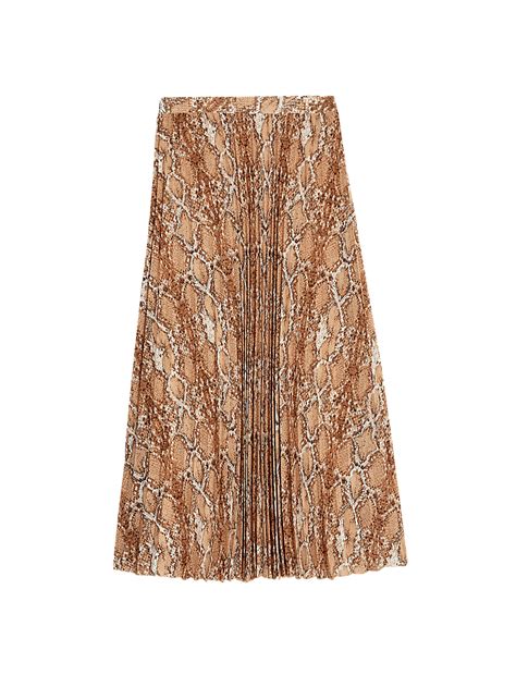Buy Printed Pleated Midaxi Skirt at Marks & Spencer