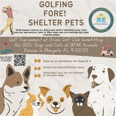 UFAR Animals Rescue Charity Golf Tournament | UFAR Animals Rescue