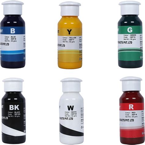 Asian Paints Universal Stainer Fast Red & Fast Yellow - 100gm (4 Pcs ...