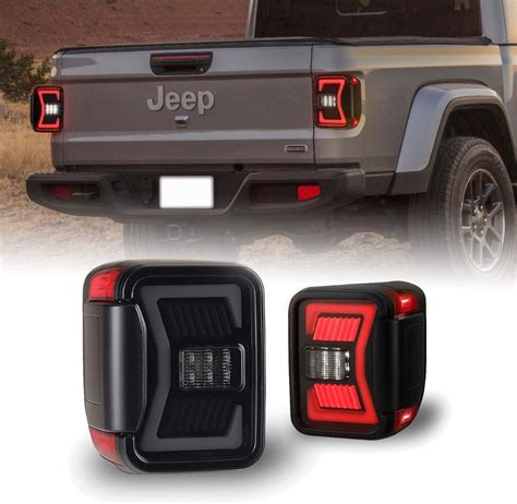 Buy LED Tail Lights for 2019 2020 2021 Jeep Gladiator JT, NIXON OFFROAD ...