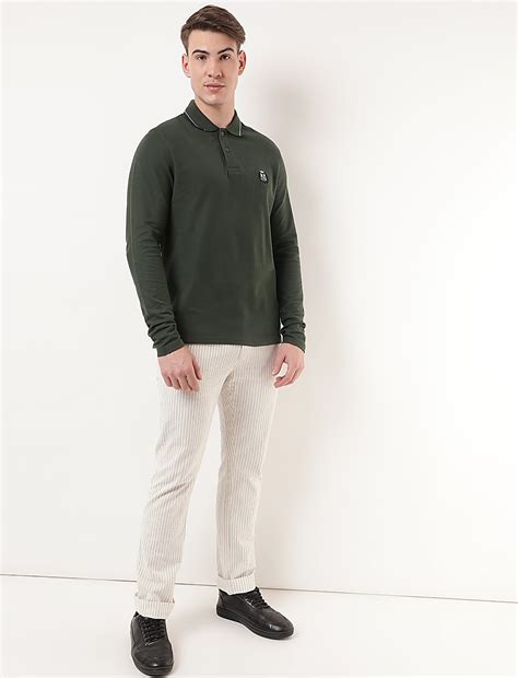 Buy Pure Cotton Logo Polo Collar T-shirt at Marks & Spencer