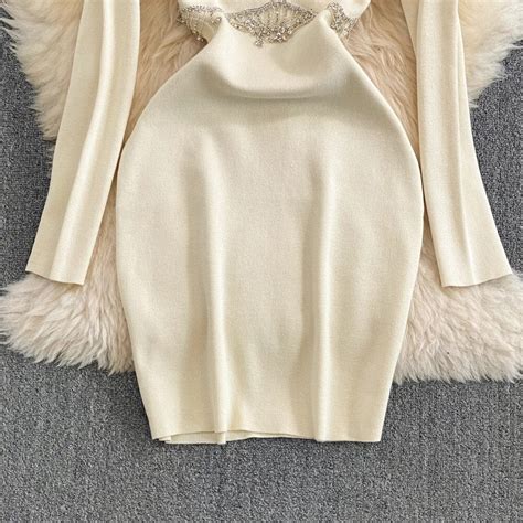 Eve Embellished Dress with cut-out Detailing – TrenBee