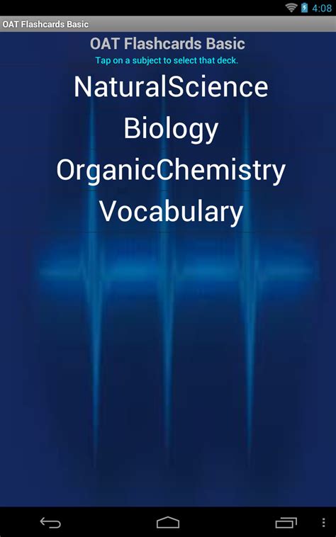 OAT Flashcards Basic - App on Amazon Appstore