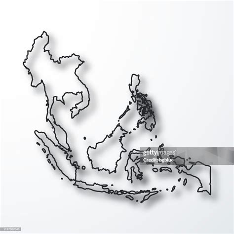 Blank Outline Map Of Southeast Asia South And East Asia: D Maps.com: