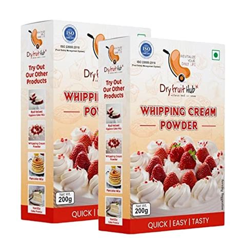 Buy Dry Fruit Hub Whipping Cream Powder 400gm Whipping Cream for Cakes ...