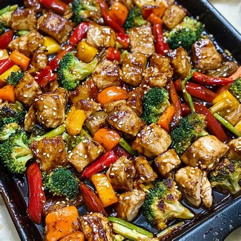 Sheet Pan Teriyaki Chicken With Vegetables - Better Home Recipes