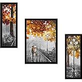 SAF paintings UV Textured Ganesh Modern Art Print Framed Painting Set ...