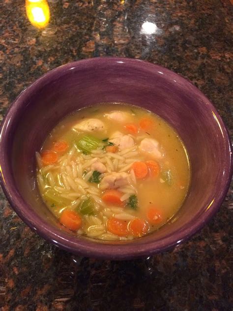dress in sparkles: lemon chicken orzo soup