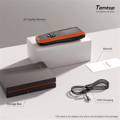 Temtop Air Quality Monitor Professional PM2.5 PM10 Particle Counter LK – Elitech Technology, Inc.