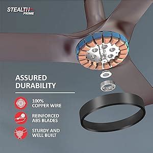 Buy Havells 1200Mm Stealth Prime Bldc Motor Ceiling Fan|Most Silent ...