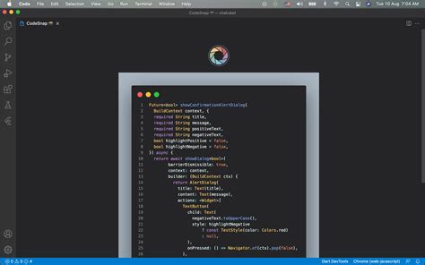 Image result for Flutter Code Screenshot