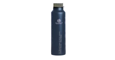 Buy Customized Navy Blue Stainless Steel Water Bottle Online – SUPERMEDIC®
