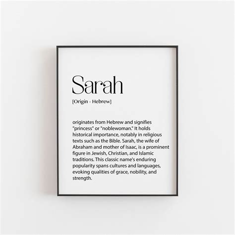 Inside The Name Sarah : The Spiritual Meaning of the Name Sarah - FBUGM