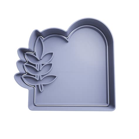 Arch With Flowers Cookie Cutter STL 3 - STL Cookie Cutters – Over ...