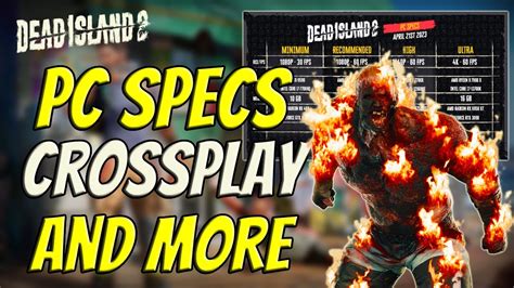 PC Specs, Download Size, Crossplay And More For Dead Island 2 - YouTube