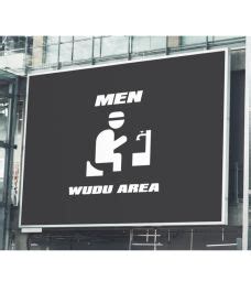 Signage Board Sticker | Mosque | Islamic Shop